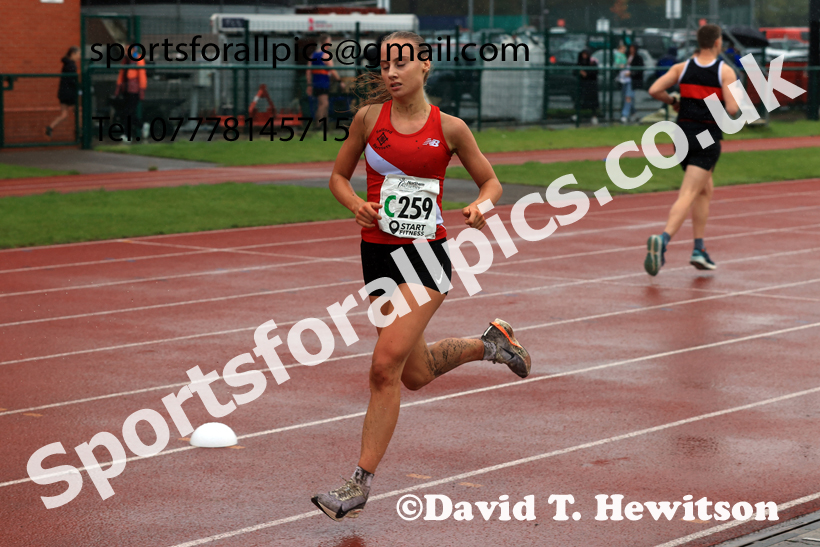 Senior Womens 4 Stage 2025 Northern Athletics Autumn Road Relays, Leigh, Lancashire. Photo: David T. Hewitson/Sports for All Pics